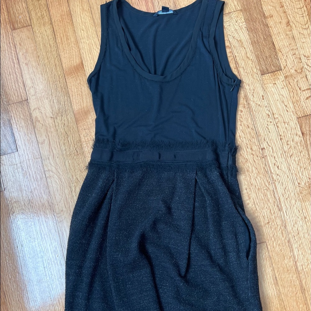 Black j crew dress